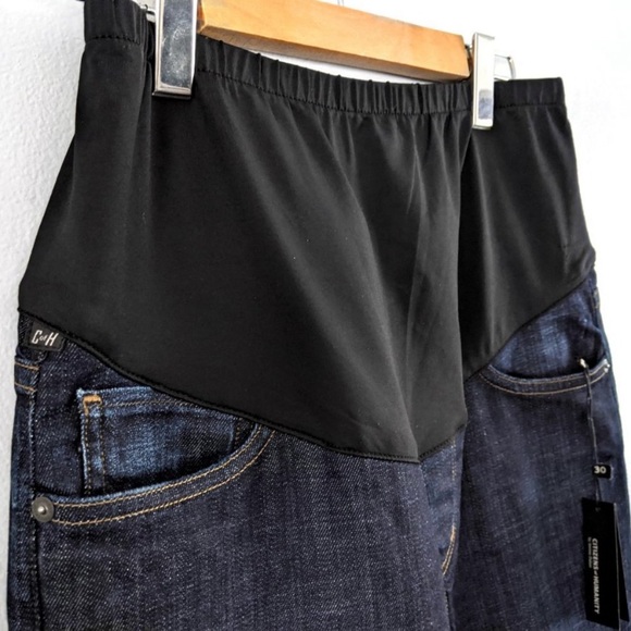 Citizens of Humanity Maternity Jeans NWT Phoebe Skinny Crop Scorpio Size 30 - Picture 7 of 10